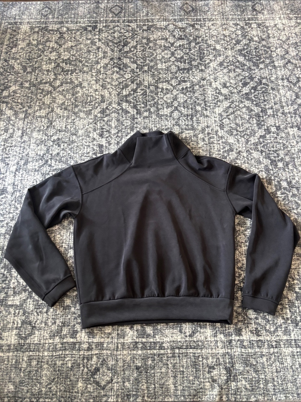 Lululemon Women’s Brushed Softstreme Funnel Neck  - size small - black